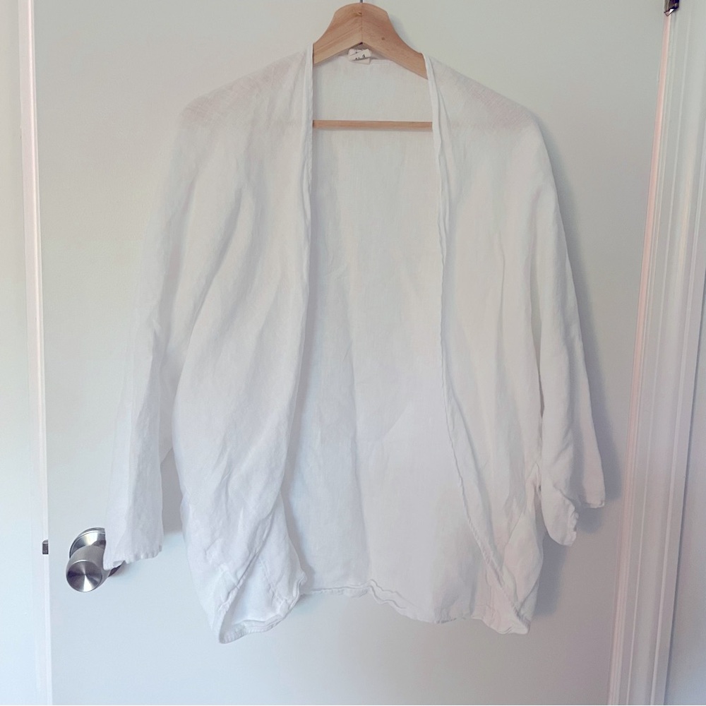 100% Linen Handmade Cardigan